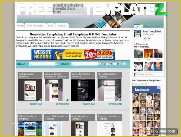 Www Free Templates Com Of 10 Excellent Websites for Downloading Free HTML Email