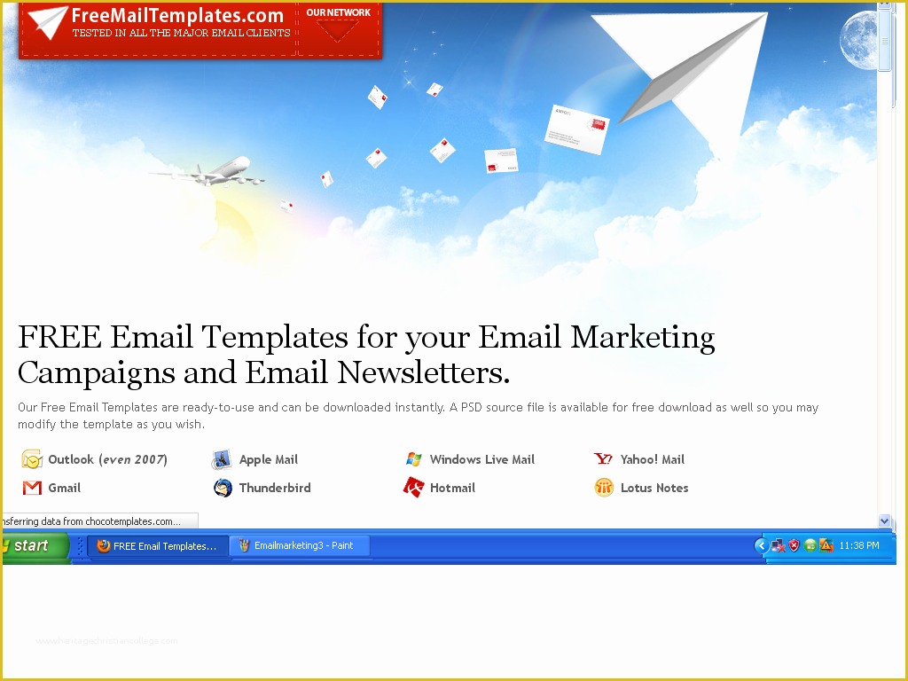 Www Free Templates Com Of Best Newsletter and Email Marketing Templates Websitesfree