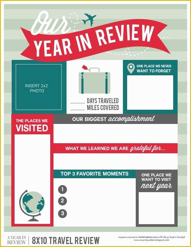 Year In Review Template Free Of 49 Free Christmas Letter Templates that You Ll Love