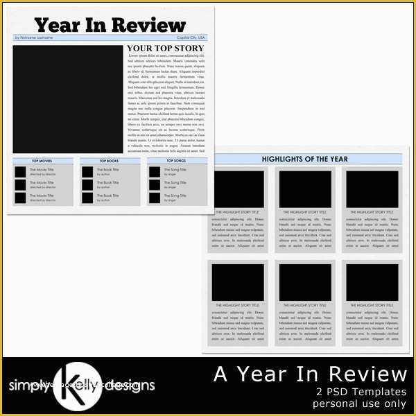 Year In Review Template Free Of A Year In Review and Simple Starter 6 to 10 and 11 to 15