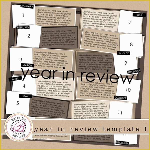 writing a year in review