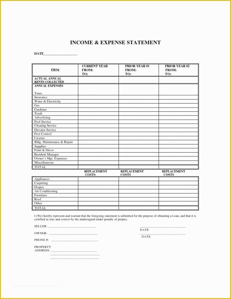 Year to Date Profit and Loss Statement Free Template Of Year to Date Profit and Loss Statement Free Template