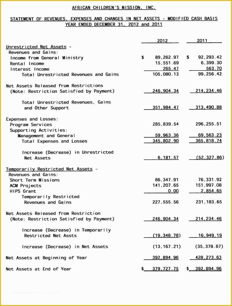 Year to Date Profit and Loss Statement Free Template Of Year to Date Profit and Loss Statement Free Template