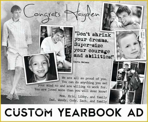 Yearbook Dedication Page Template Free Of Best 25 Senior Yearbook Ads Ideas On Pinterest
