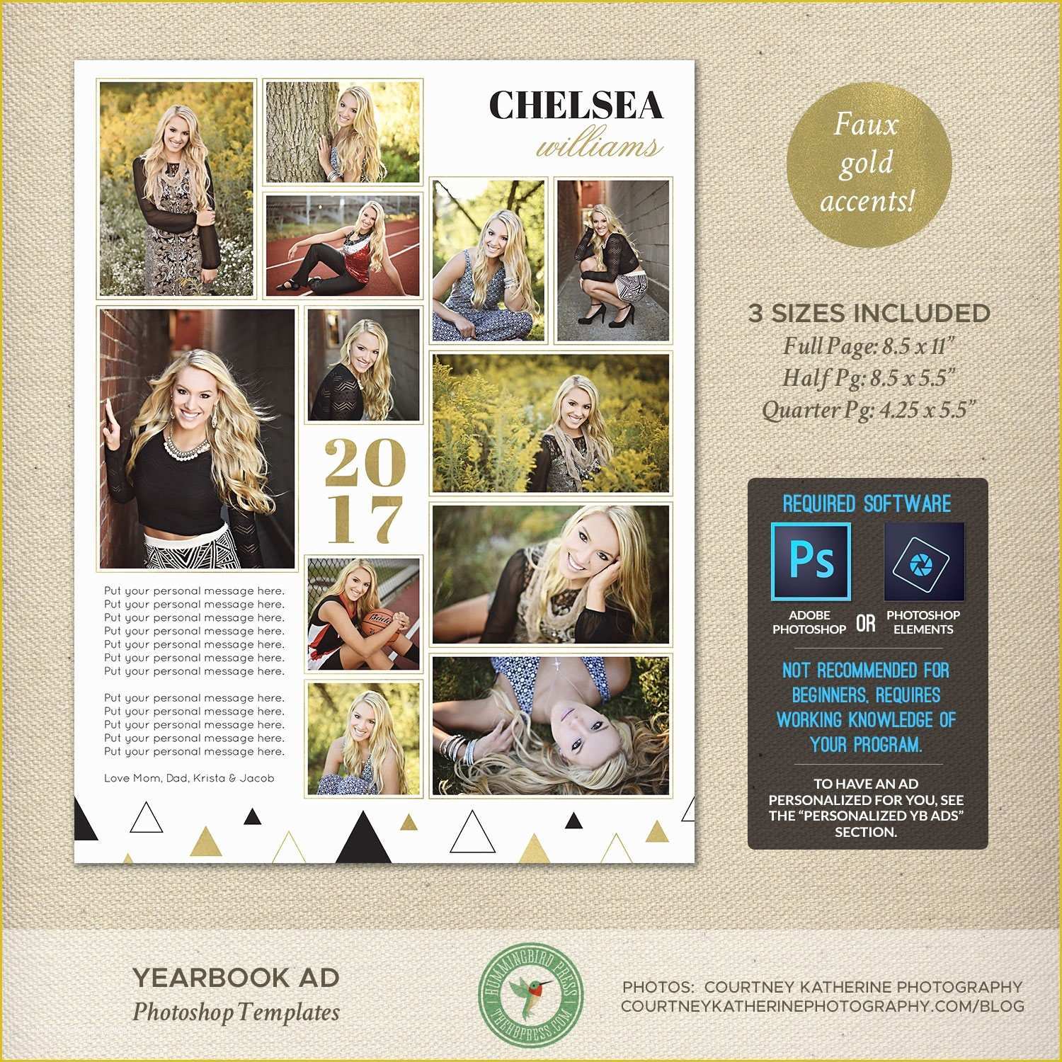 Yearbook Dedication Page Template Free Of Senior Yearbook Ad Templates Graduation Ad High School