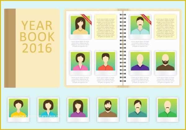 Yearbook Templates Free Download Of 8 Fully Customizable High School Yearbook Templates for