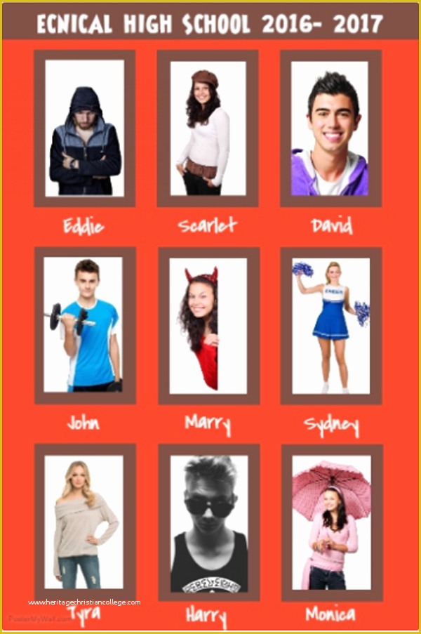 Yearbook Templates Free Download Of 8 Fully Customizable High School Yearbook Templates for