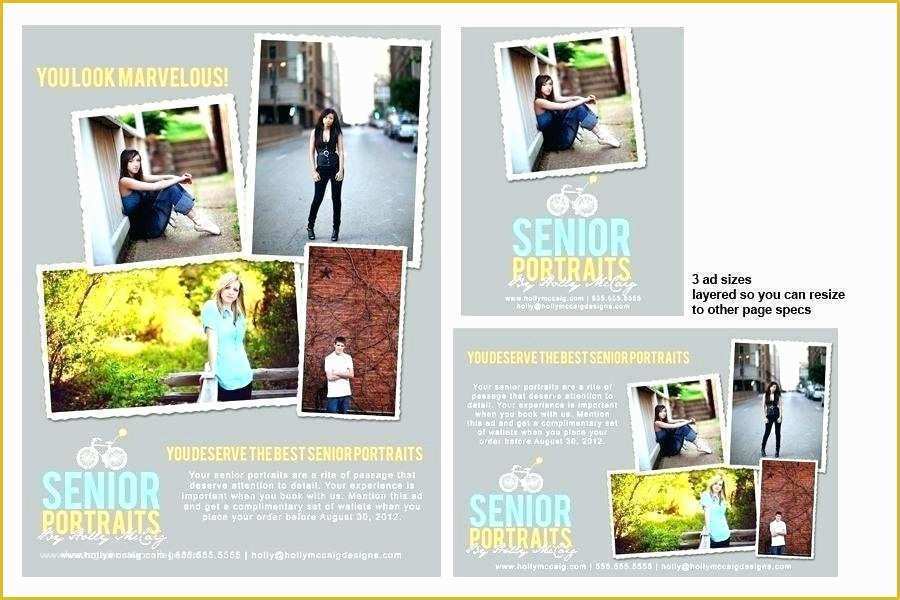 Yearbook Templates Free Download Of Full Page Brochure Template Cool 2 Design Two Flyer