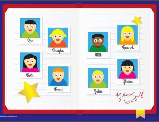 Yearbook Templates Free Download Of Yearbook Template Vector Download Free Vector Art Stock