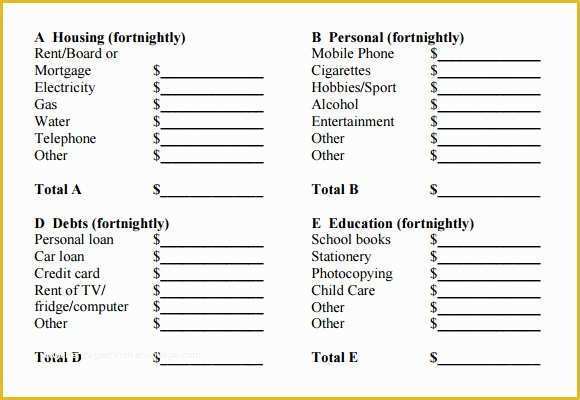 Yearly Budget Planner Template Free Of 11 Household Bud Samples