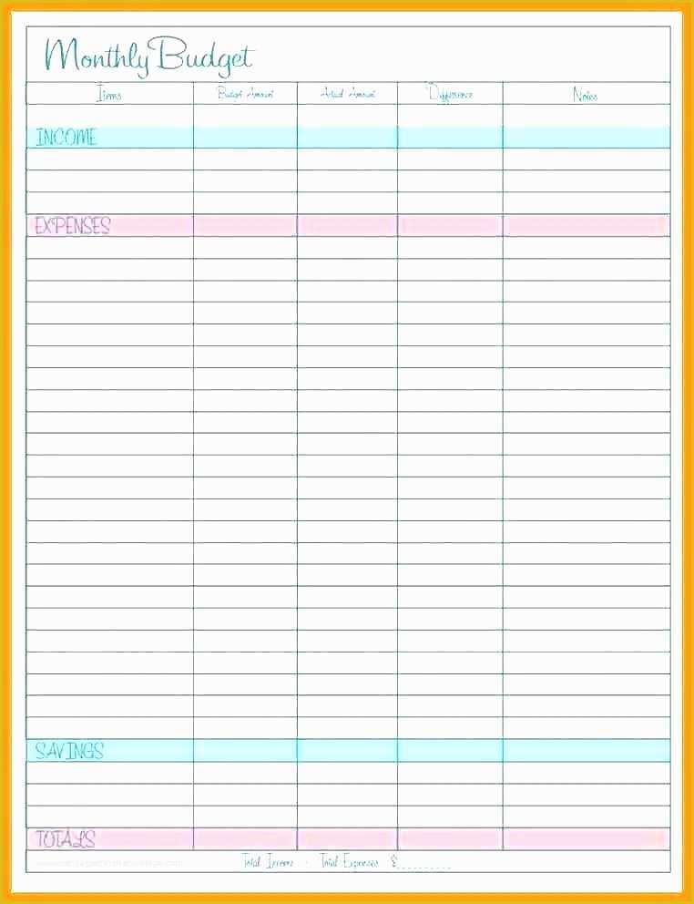 Yearly Budget Planner Template Free Of Blank Monthly Bud Template Printable Bud Worksheet
