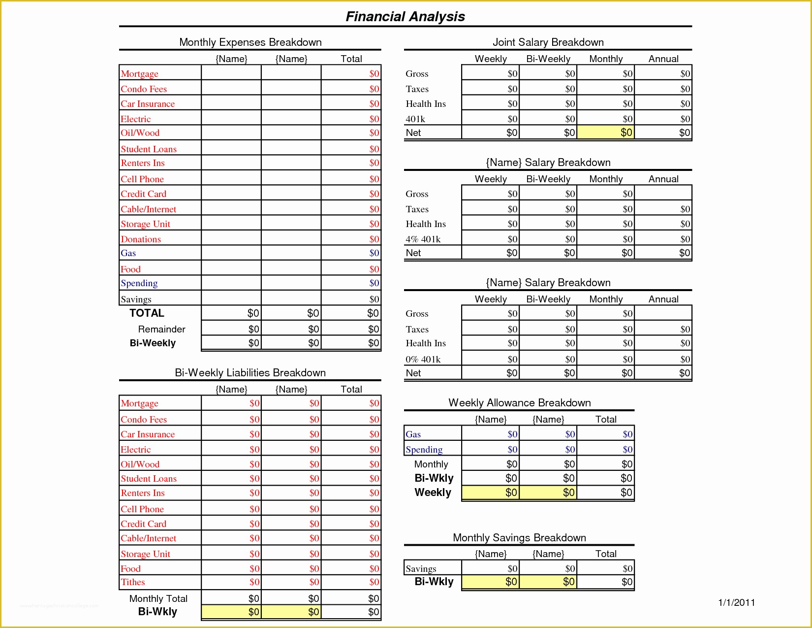 Yearly Budget Planner Template Free Of Free Printable Monthly Household Bud Sheet Family