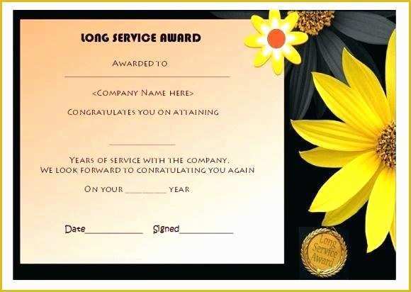 Years Of Service Certificate Template Free Of Service Award Template Free Award Template Munity