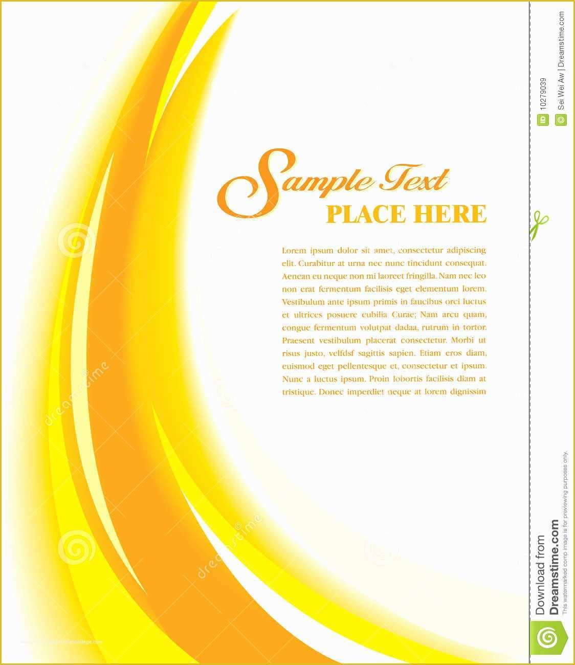 Yellow Pages Website Template Free Download Of Cover Template Yellow Stock Vector Illustration Of