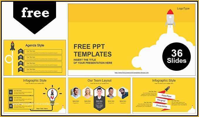 Yellow Pages Website Template Free Download Of Rocket Launched Powerpoint Template