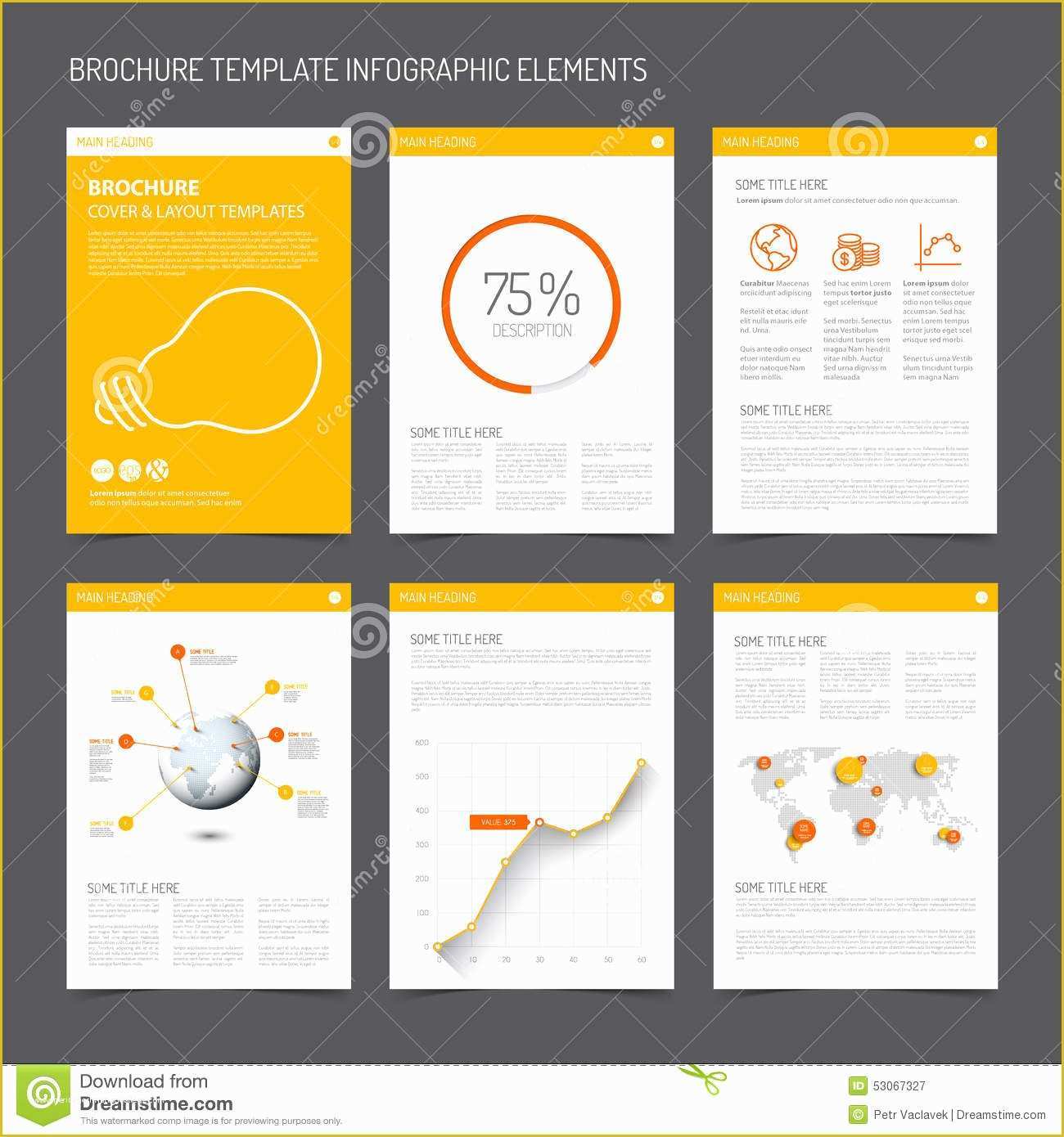 Yellow Pages Website Template Free Download Of Set Modern Brochure Flyer Design Templates Stock Vector