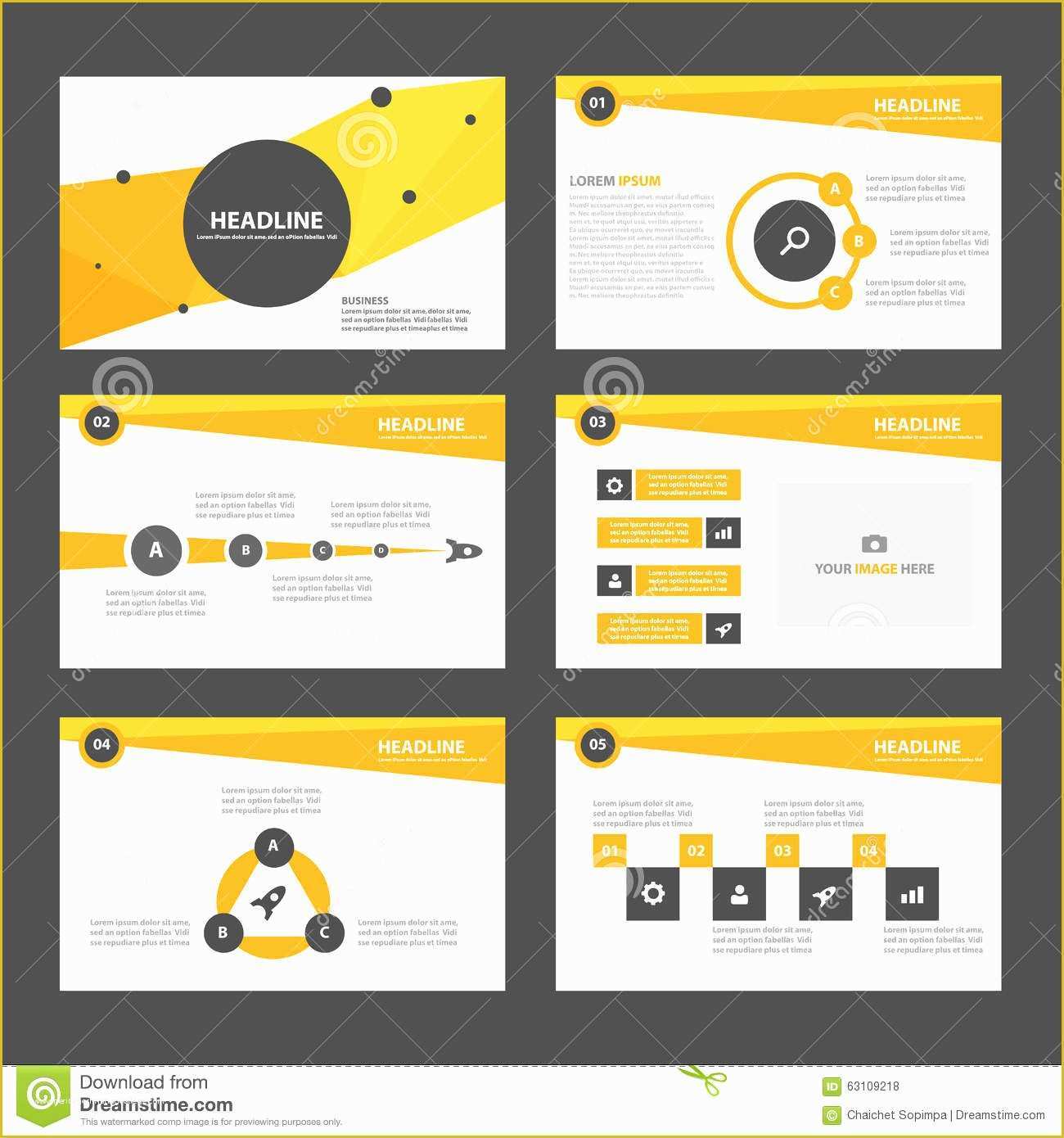 Yellow Pages Website Template Free Download Of Yellow and Black Presentation Template Infographic