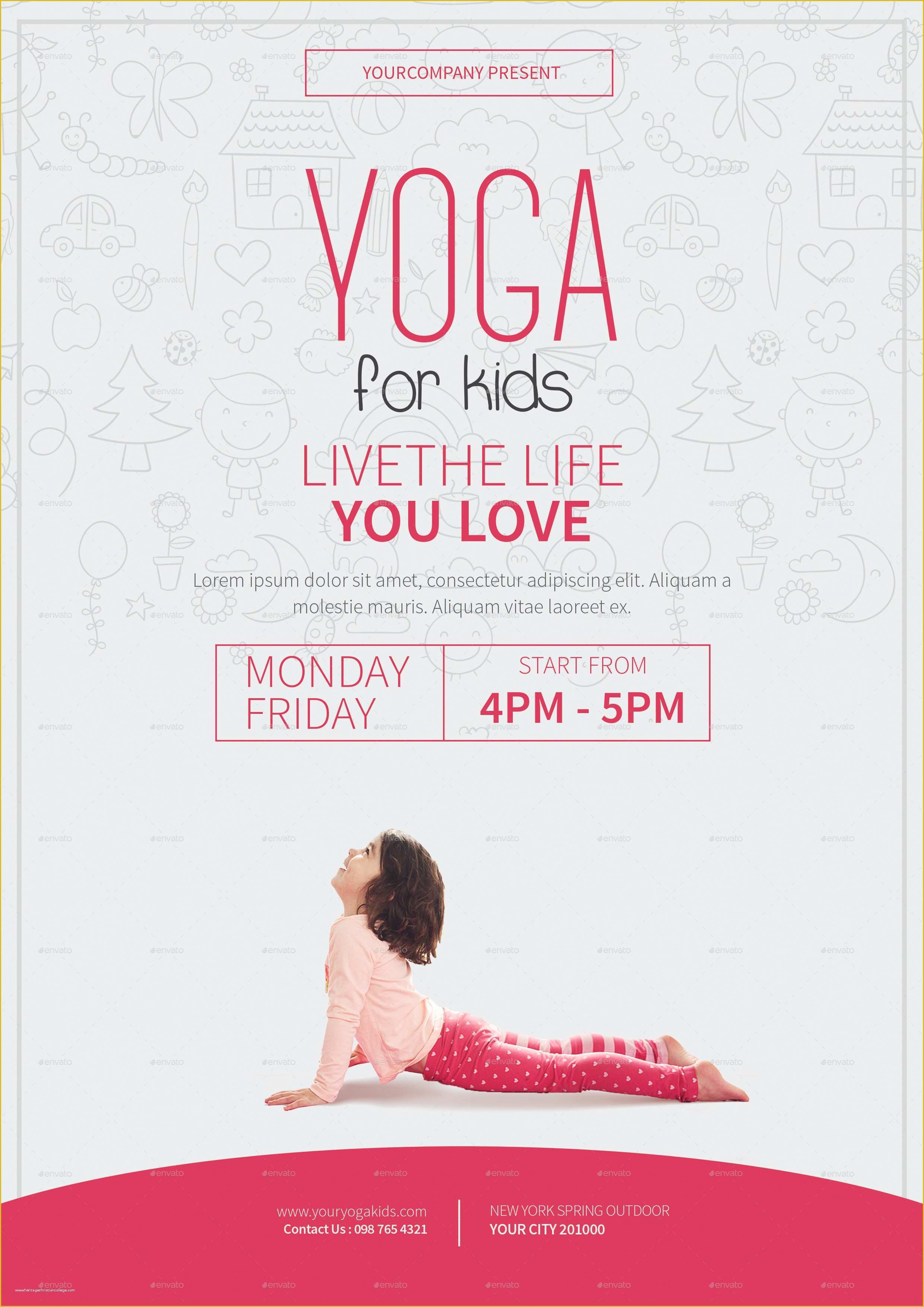 Yoga Flyer Template Word Free Of 22 Yoga Flyer Designs & Examples – Psd Ai Word Eps