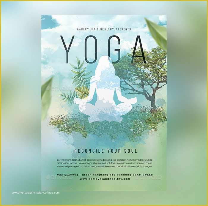 Yoga Flyer Template Word Free Of 23 Yoga Flyer Psd Templates Free & Premium Designyep