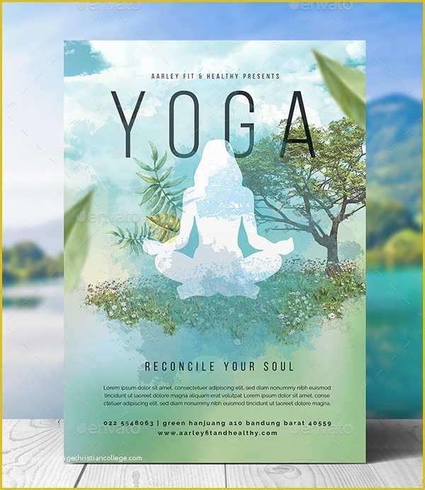 Yoga Flyer Template Word Free Of 29 Latest Yoga Flyer Templates Free &amp; Premium Download