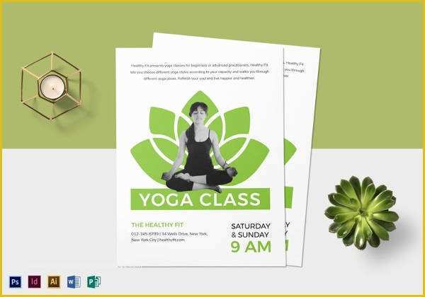 Yoga Flyer Template Word Free Of 35 Fitness Flyer Templates Psd Vector Eps Jpg