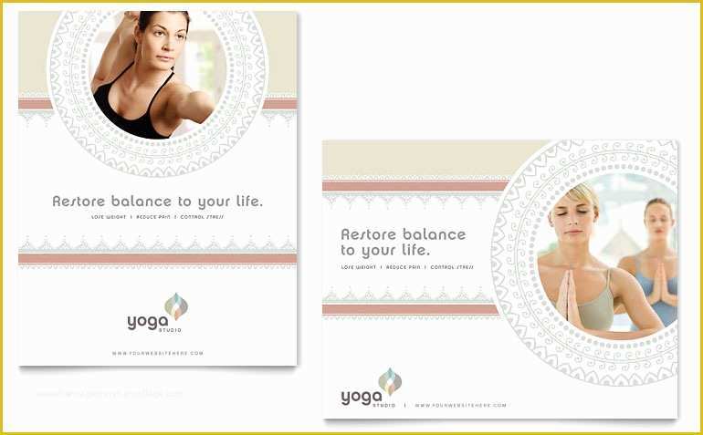 Yoga Flyer Template Word Free Of Pilates & Yoga Poster Template Word & Publisher