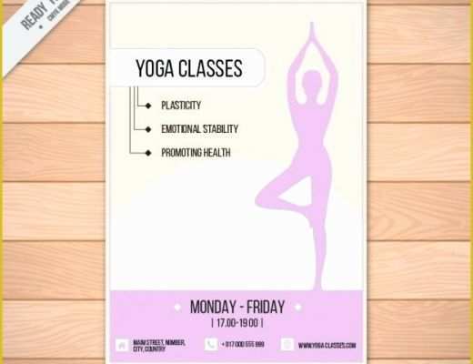 Yoga Flyer Template Word Free Of Yoga Flyer Ad Template Design Illustrator Word Publisher