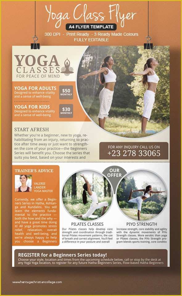 Yoga Flyer Template Word Free Of Yoga Flyer Templates Marketing Ideas for Your Yoga