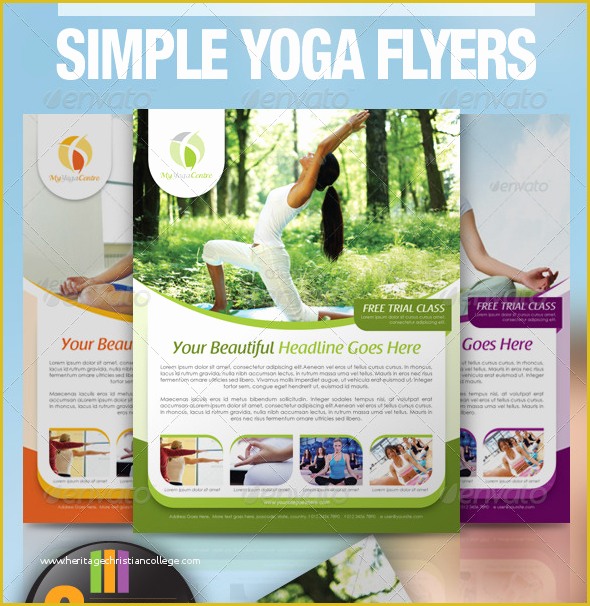 Yoga Flyer Template Word Free Of Yoga Newsletter Templates