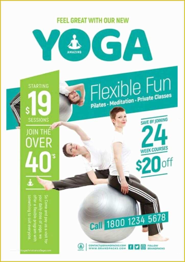 Yoga Poster Template Free Of 10 Free Yoga Flyer Templates In Psd Ai Eps Tech Trainee