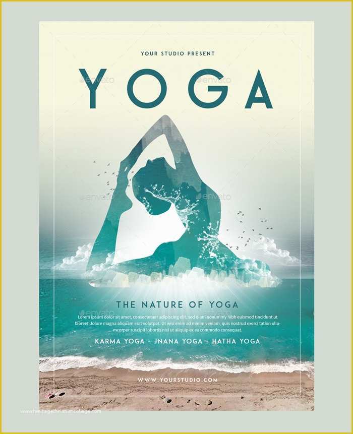 Yoga Poster Template Free Of 23 Yoga Flyer Psd Templates Free & Premium Designyep