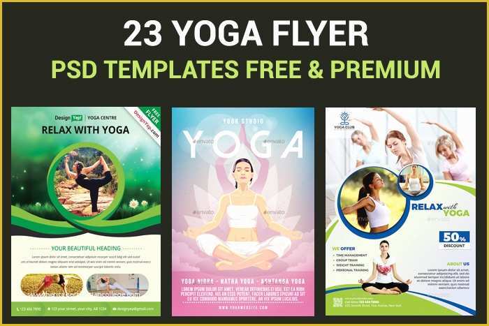52 Yoga Poster Template Free