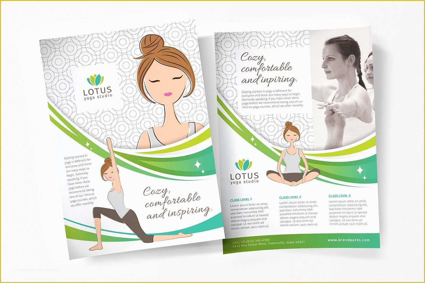 Yoga Poster Template Free Of A4 Yoga Studio Poster Template In Psd Ai &amp; Vector