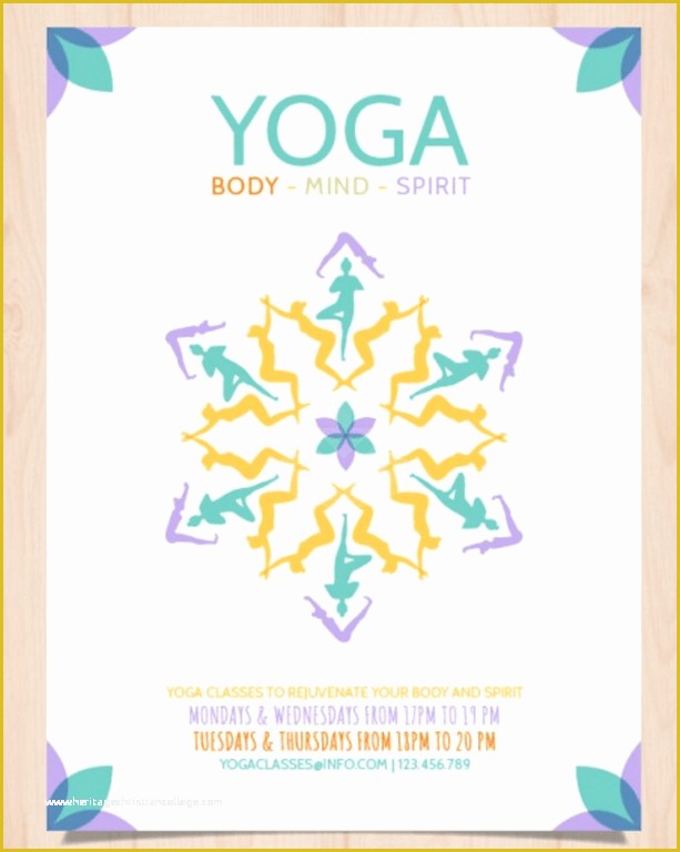 Yoga Poster Template Free Of top Flyer Psd Templates to attract More Clients with Styl