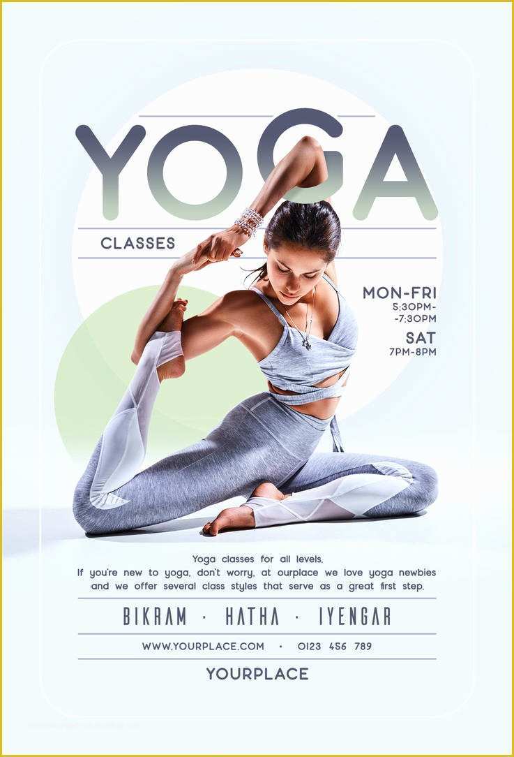 Yoga Poster Template Free Of Yoga Flyer and Poster Template by Mariux10 On Deviantart