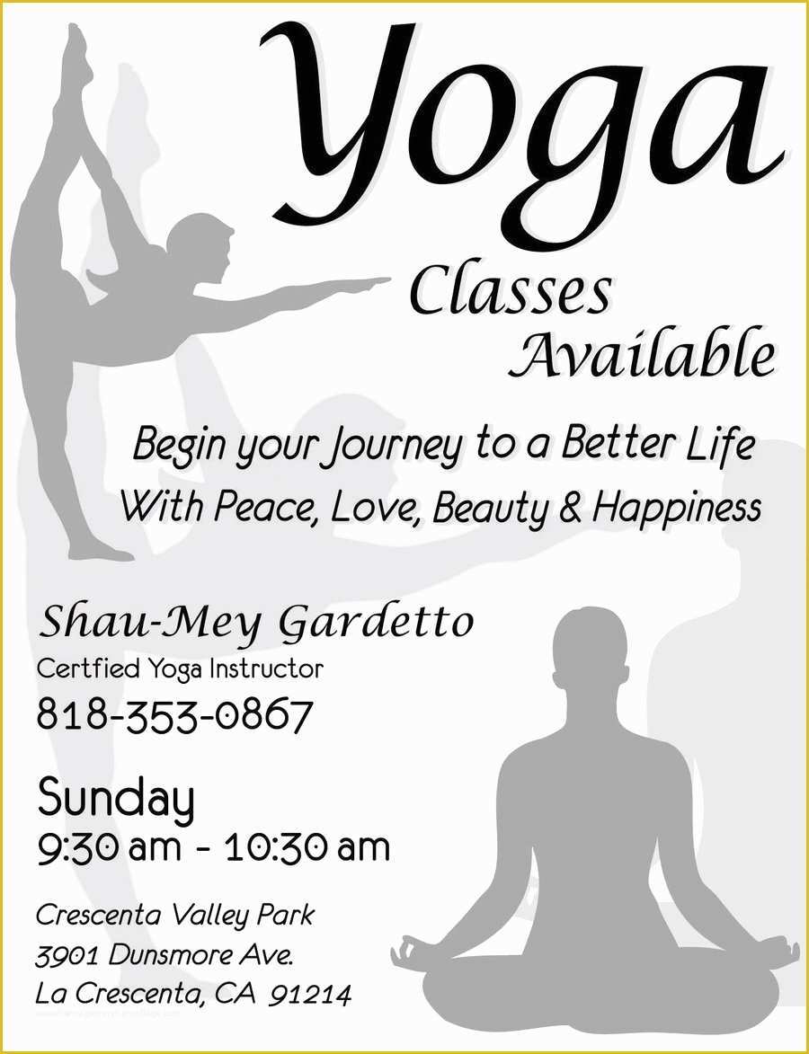 Yoga Poster Template Free Of Yoga Flyer by Trevoycana On Deviantart