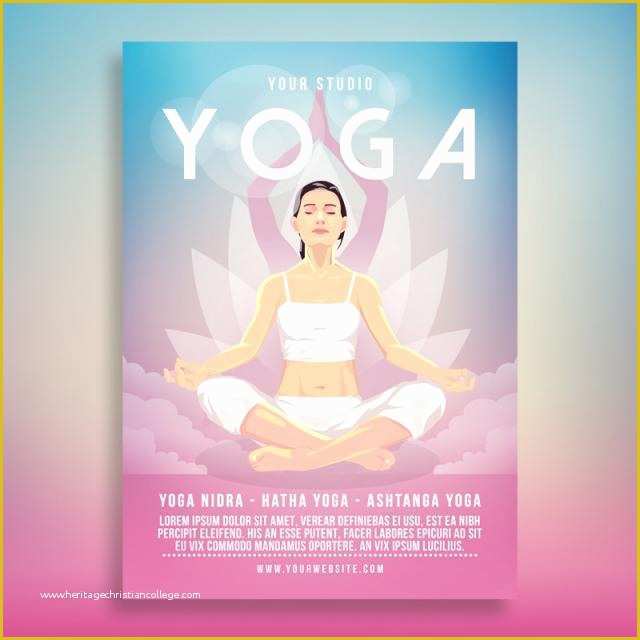 Yoga Poster Template Free Of Yoga Flyer Poster Template for Free Download On Tree