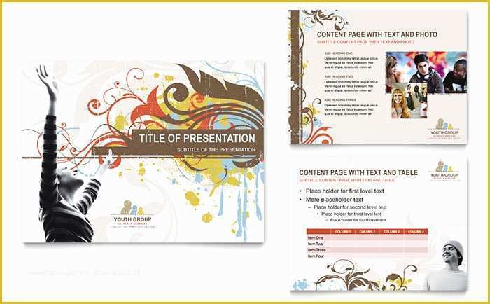 Youth Group Flyer Template Free Of Church Youth Group Powerpoint Presentation Template Design