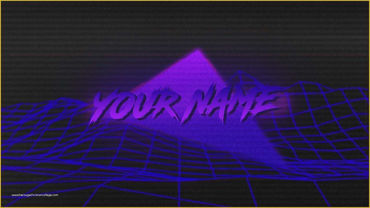 Youtube Intro Templates Free Download Of Retrowave Intro Template Tutorial Download