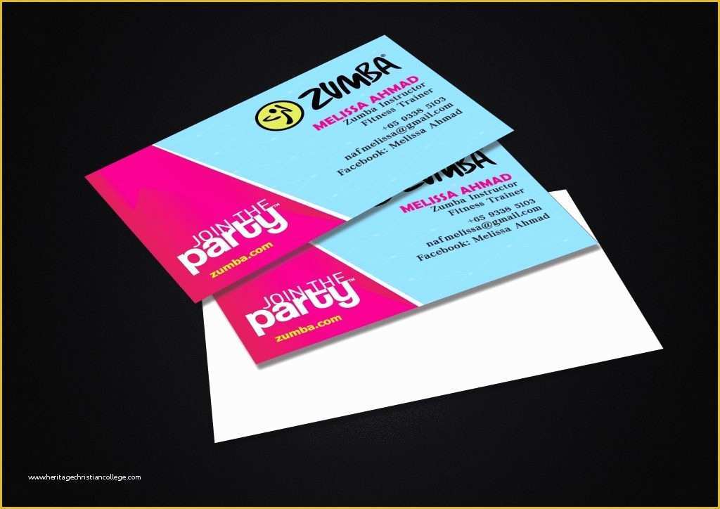 Zumba Business Card Template Free Of Fitness Punch Card Template New Customize 2 738 Business