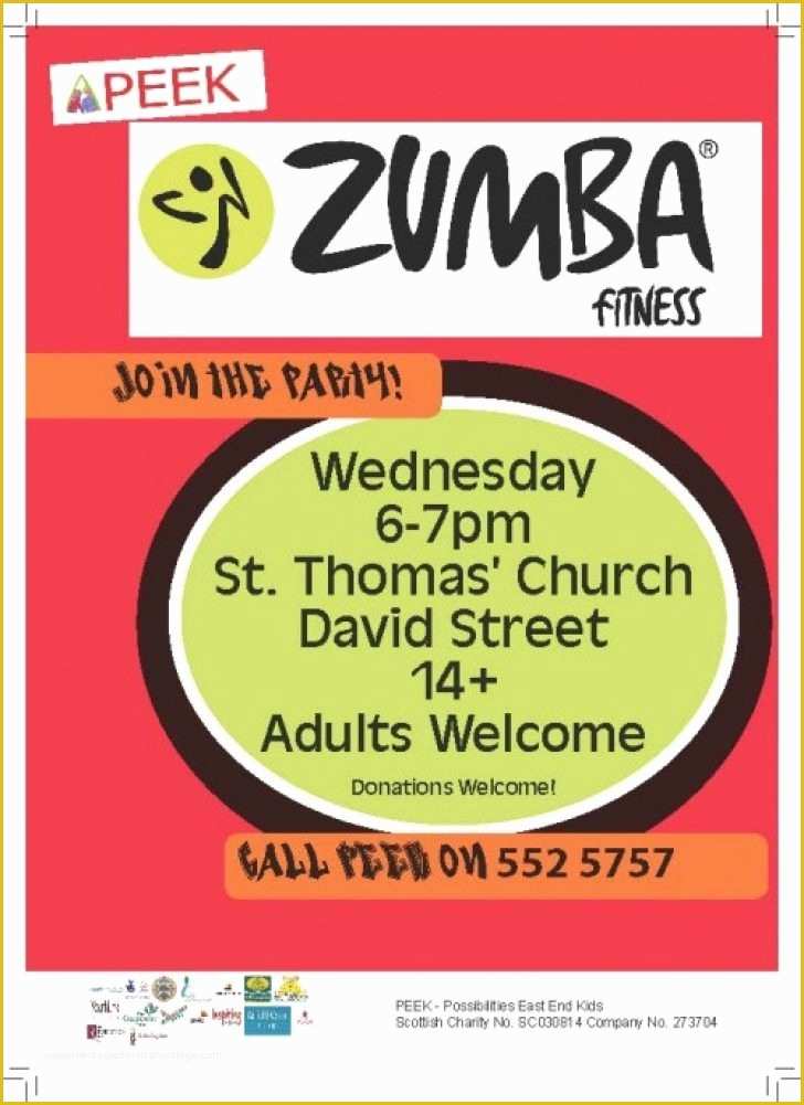 Zumba Business Card Template Free Of Free Zumba Flyer Templates Zumba Business Card Template
