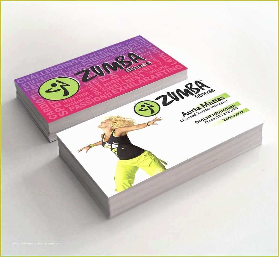 Zumba Business Card Template Free Of Unique S Zumba Business Card Template Free