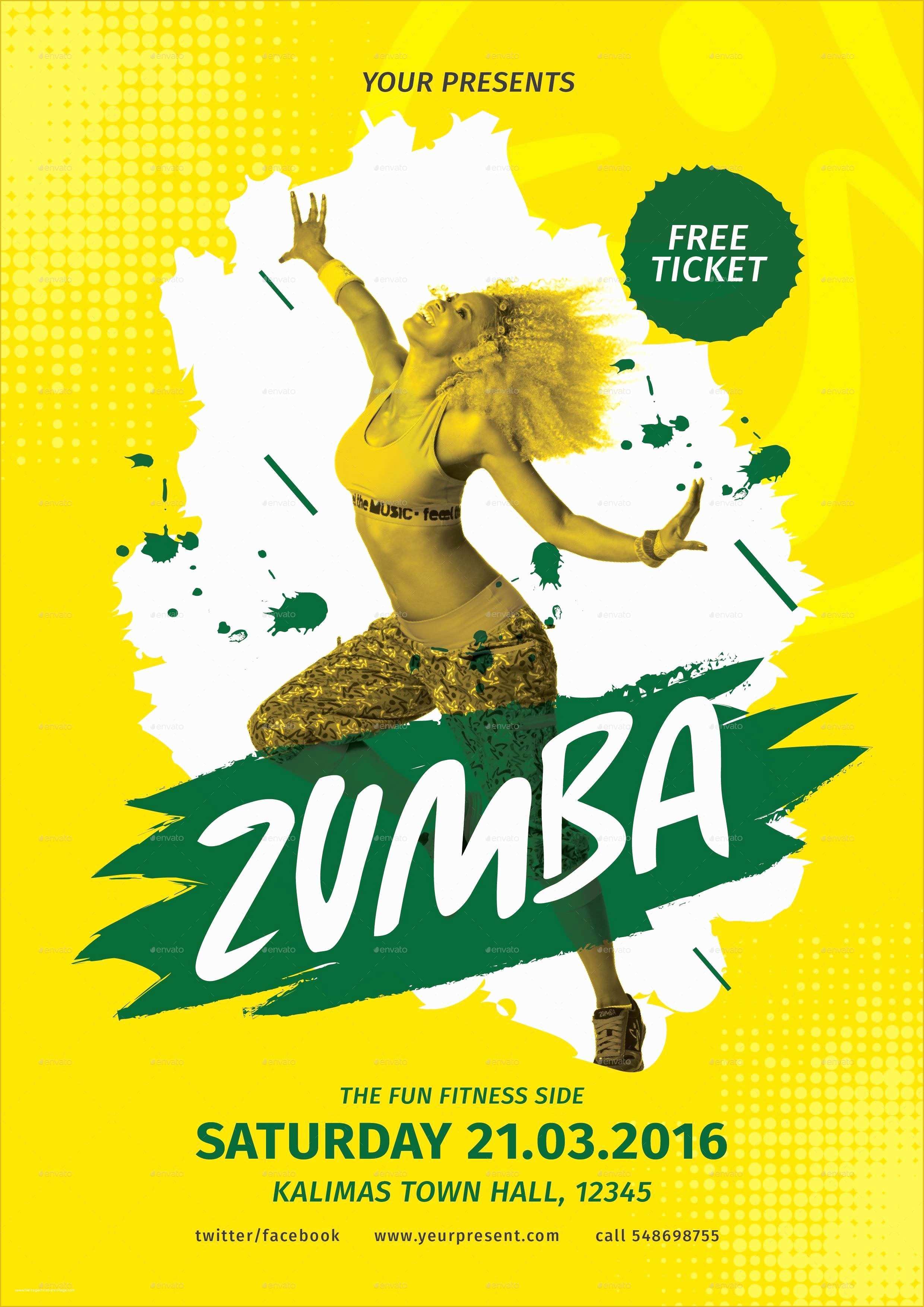 Zumba Business Card Template Free Of Zumba Party Flyer by Lilynthesweetpea
